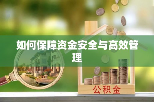 汉中如何保障资金安全与高效管理