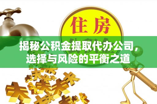 汉中揭秘公积金提取代办公司，选择与风险的平衡之道